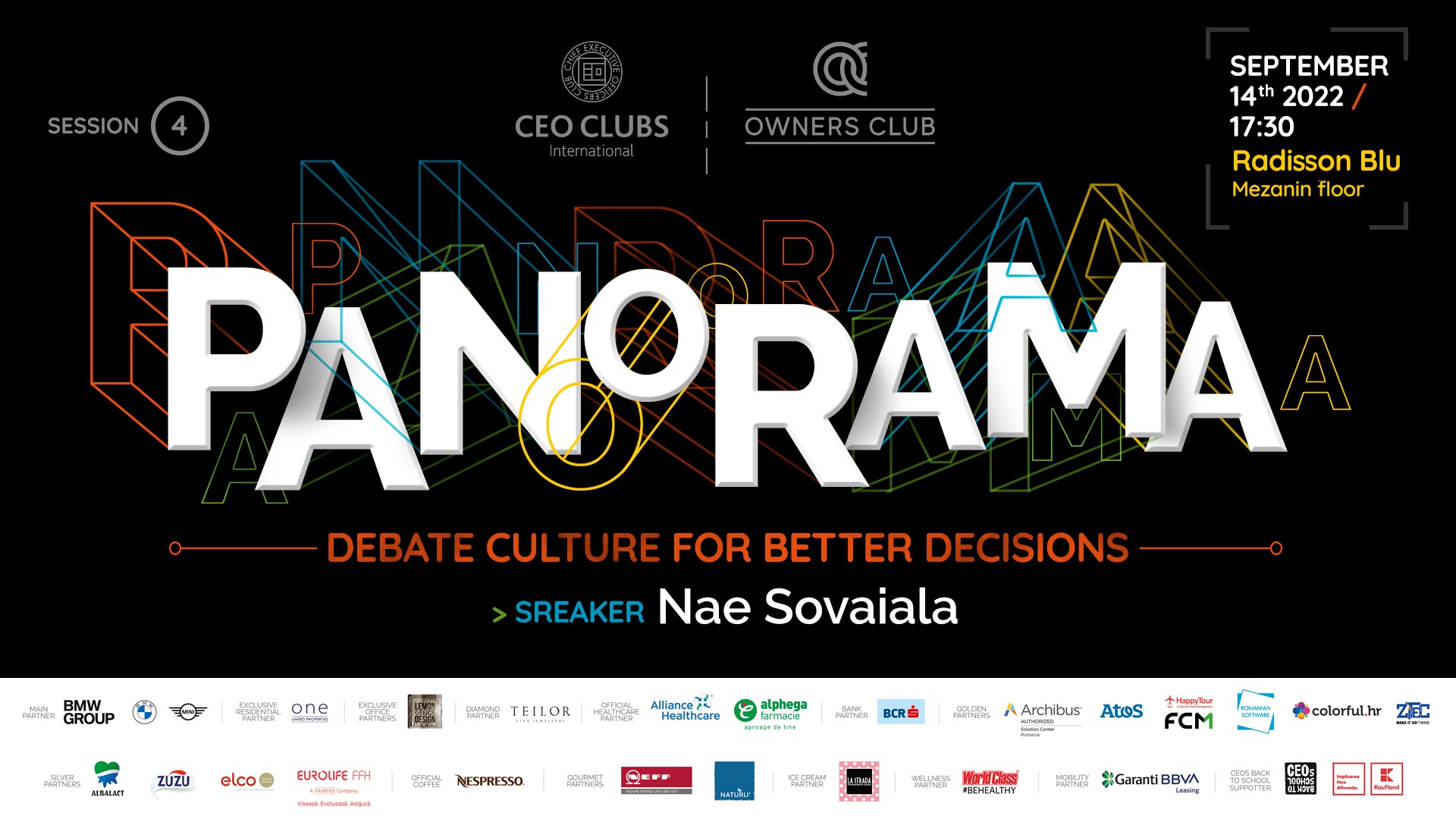 CEO Clubs & Owners Club Panorama: Debate culture for better decisions